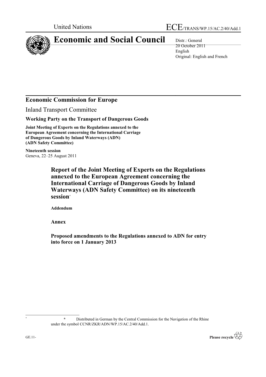 Economic Commission for Europe s15