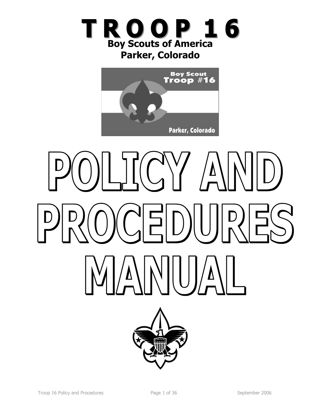 How to Use This Policy and Procedure Manual