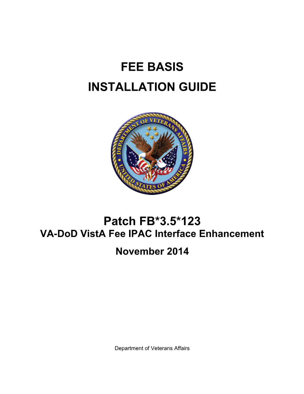 Fee Basis Installation Guide