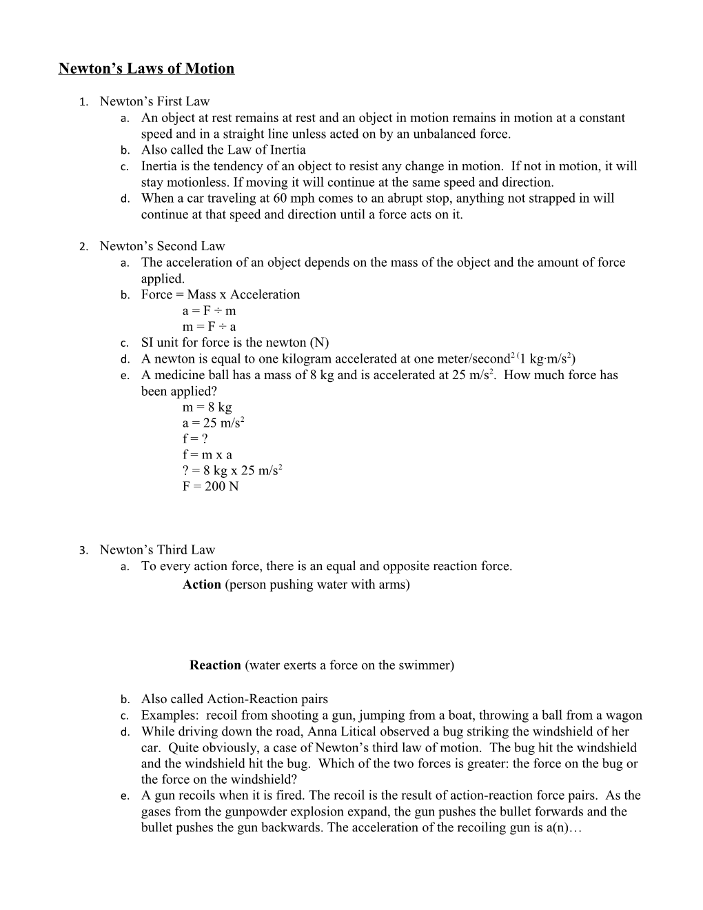 Newton S Laws of Motion s1