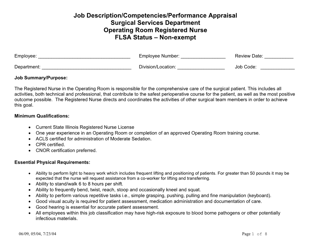 Job Description/Competencies/Performance Appraisal s3