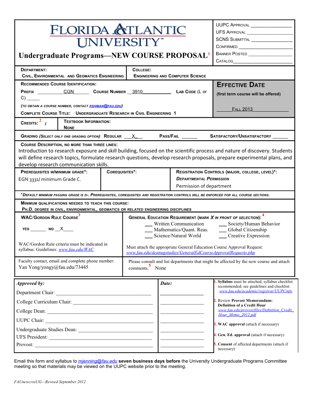 CD037, Course Termination Or Change Transmittal Form