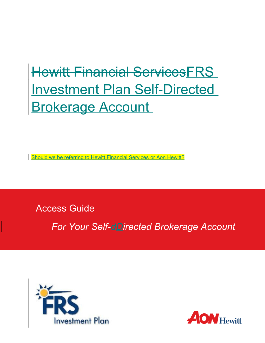 Hewitt Financial Services