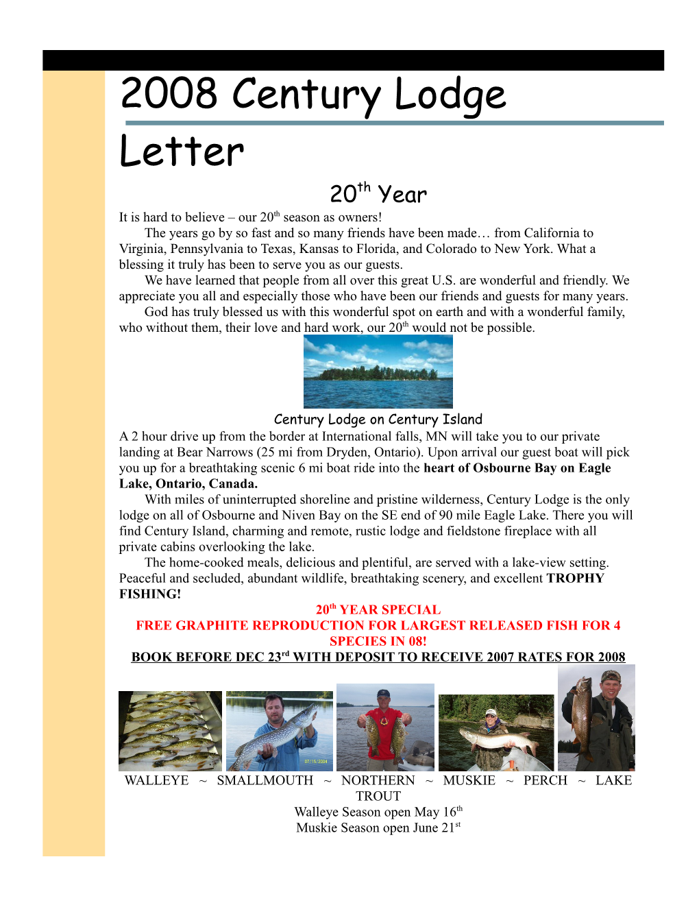 2008 Century Lodge Letter