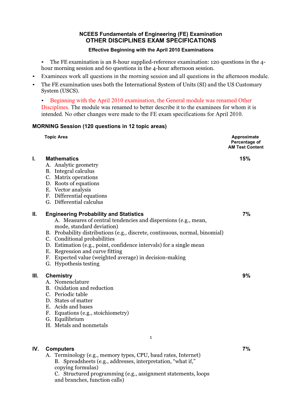 Nceesfundamentalsofengineering(FE)Examination