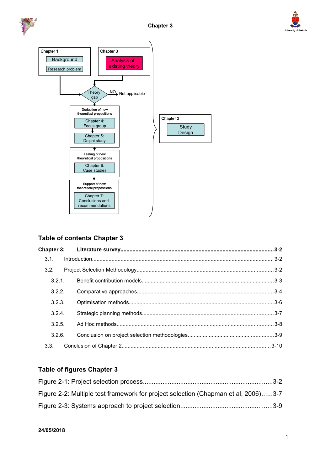 Contributions to the Theory and Practice of Technology Selection: the Case of Projects s1