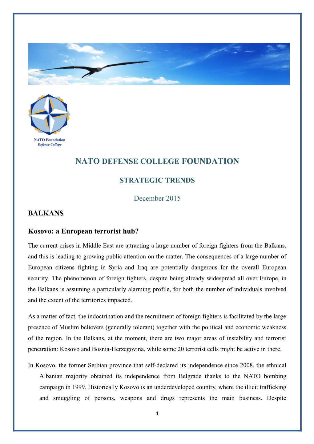 Nato Defense College Foundation