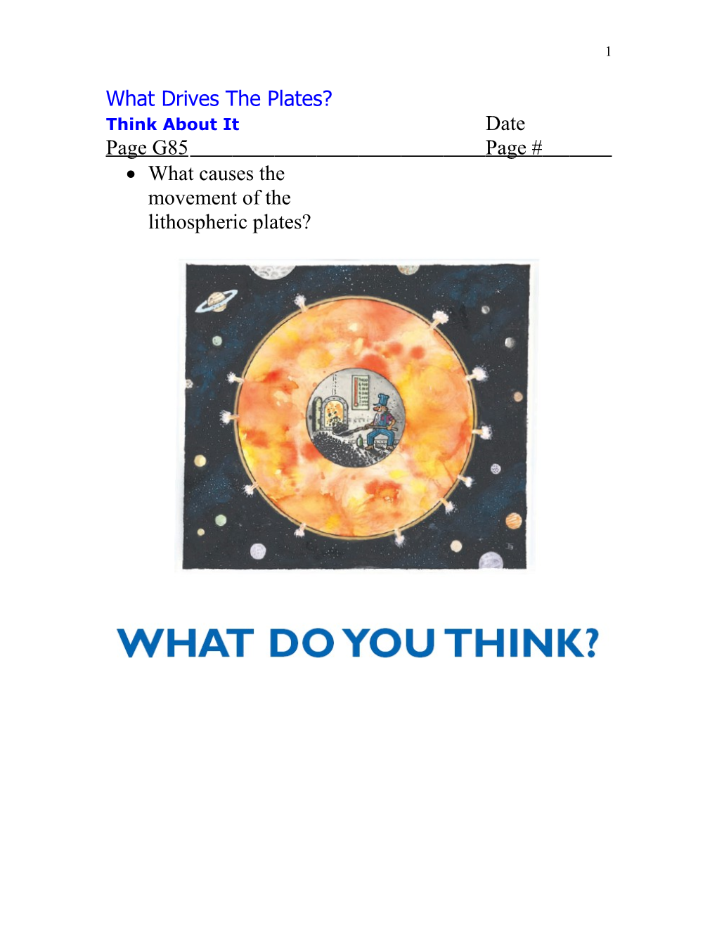 What Drives the Plates