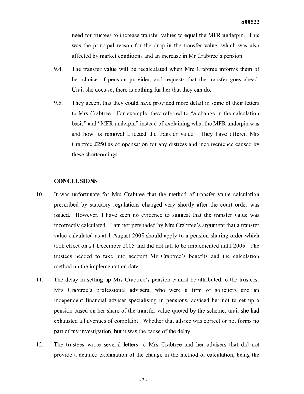 Pension Schemes Act 1993, Part X s38