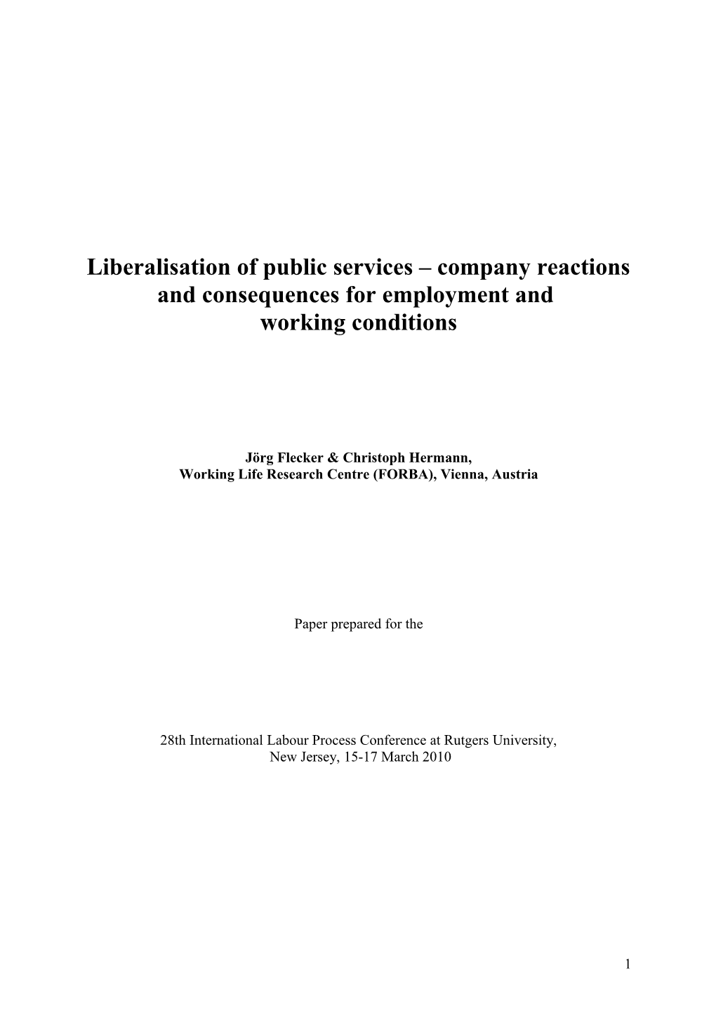Although There Were Various Types of Public Enterprises in the Postwar Decades, Performing