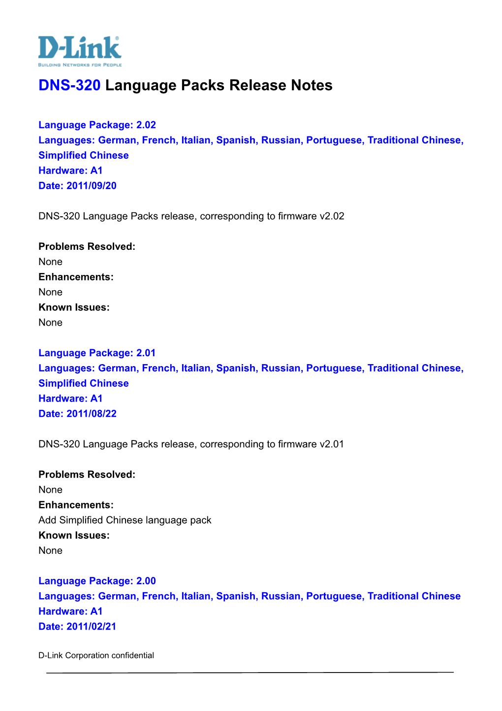 DES-3226S Firmware Release Note