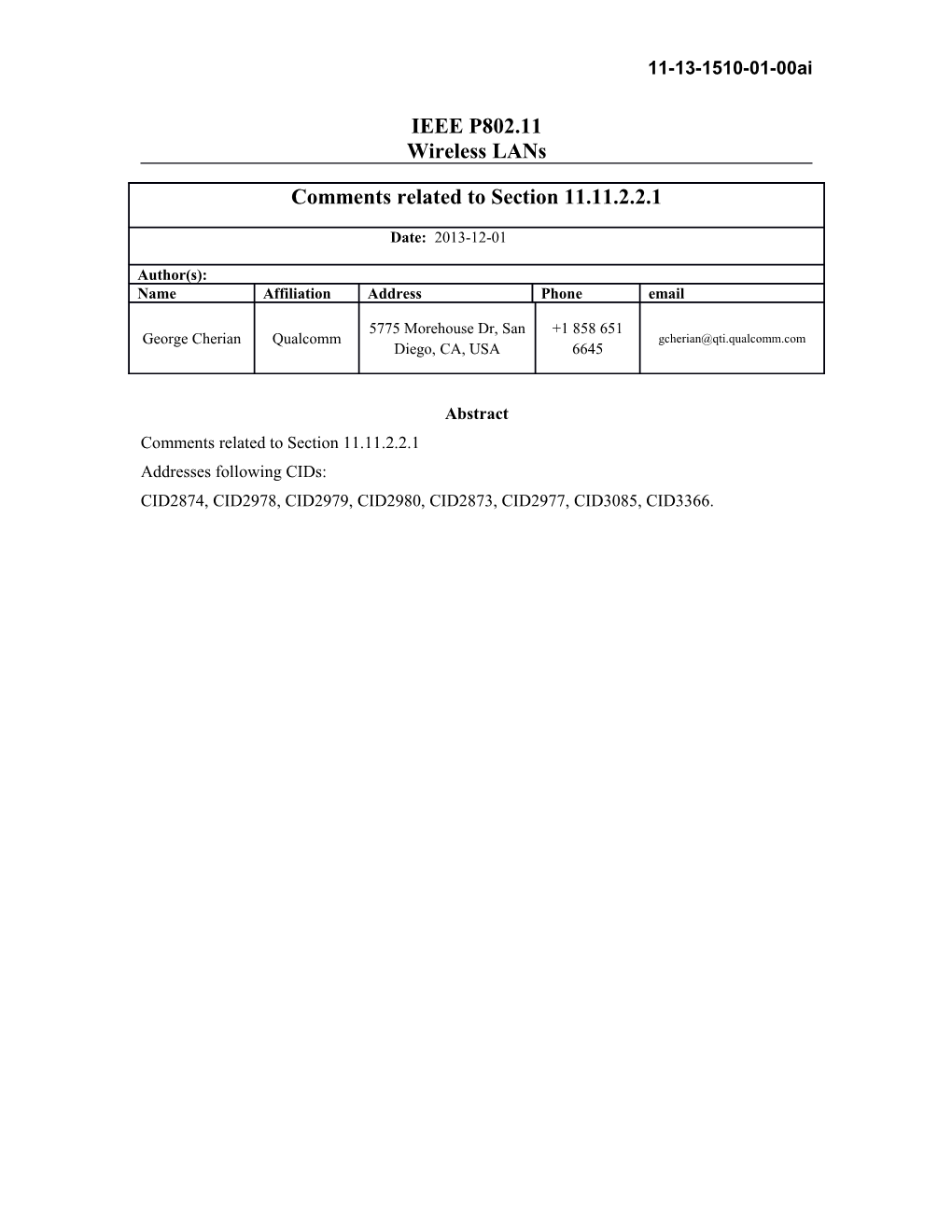 IEEE P802.11 Wireless Lans s24