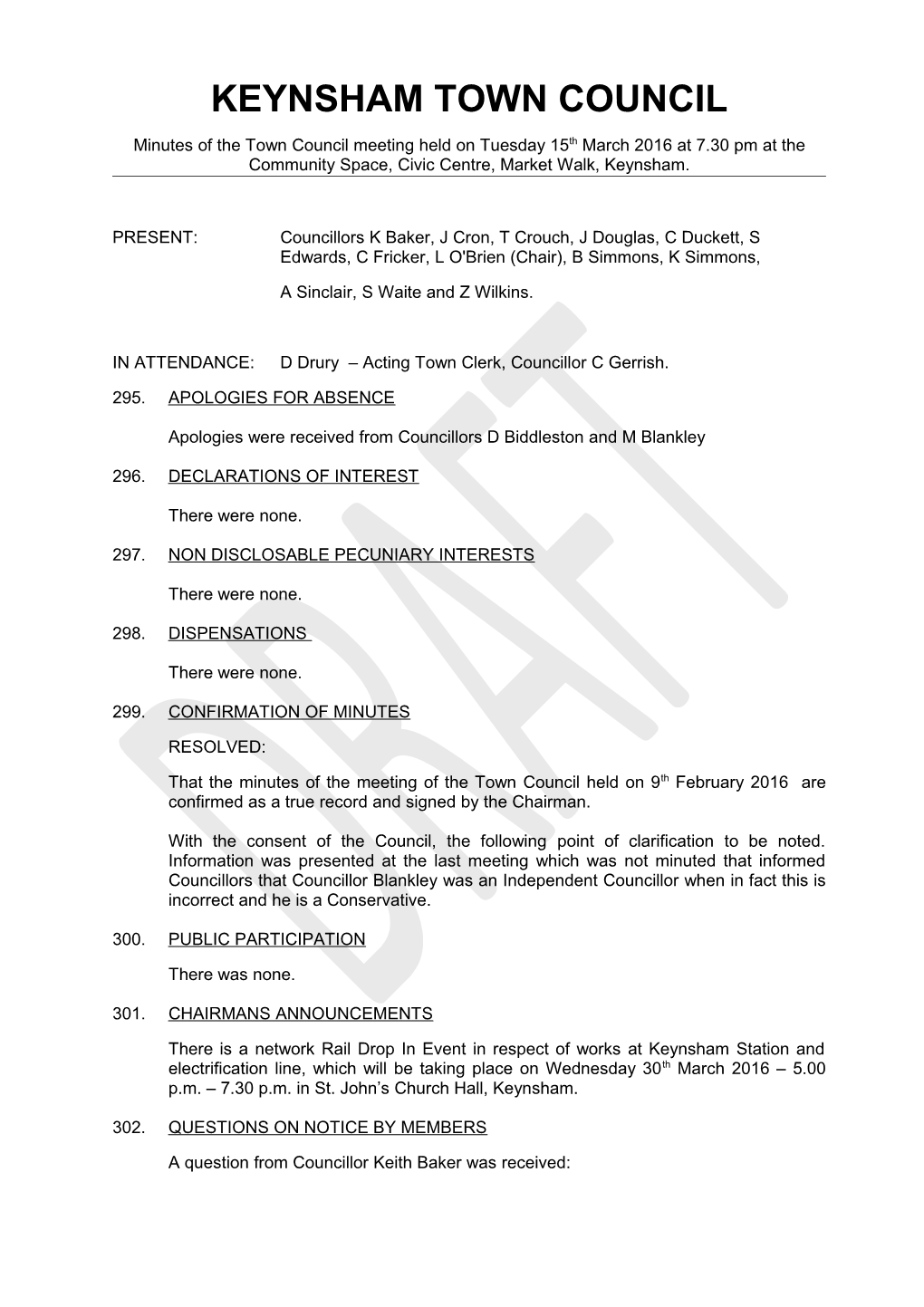 Keynsham Town Council s3