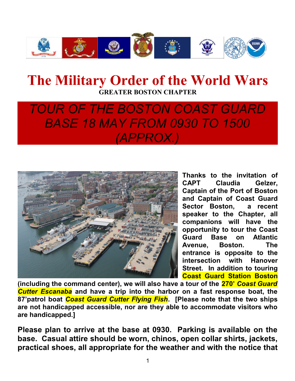 The Military Order of the World Wars s1