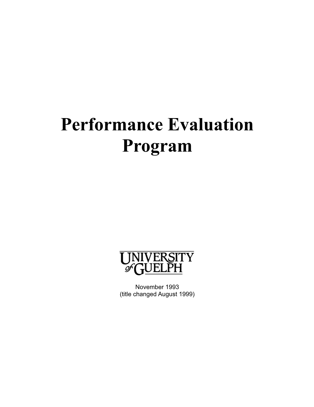 USW Performance Review