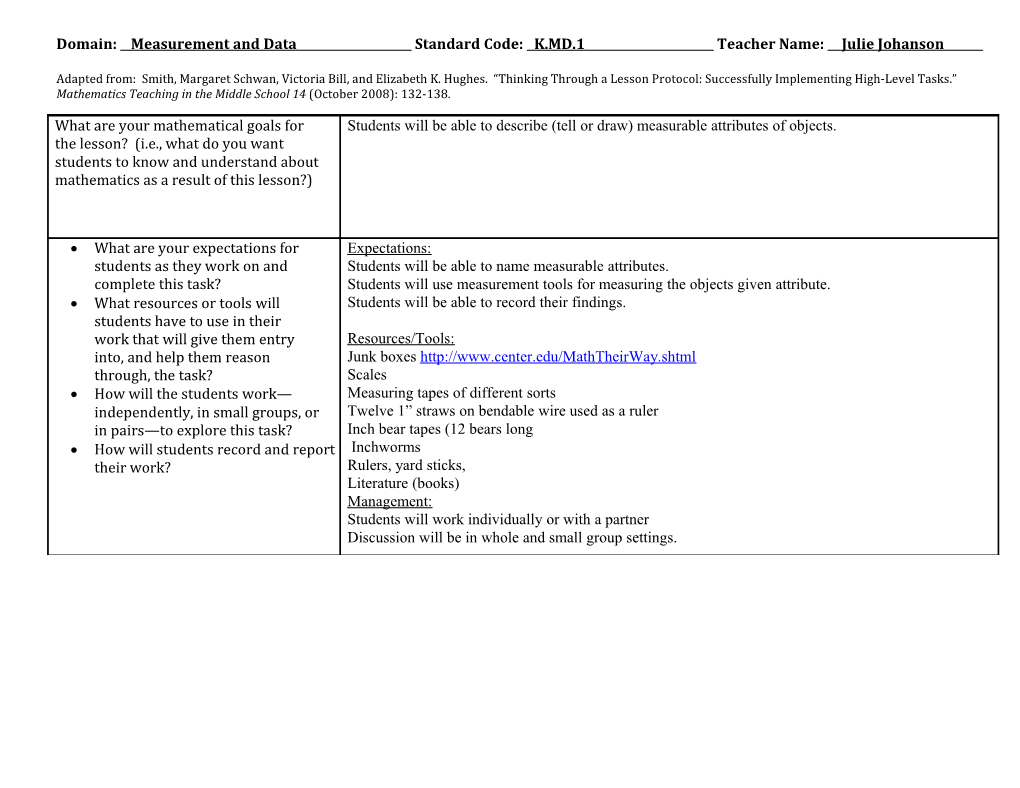 Thinking Through a Lesson Protocol (TTLP) Template s11
