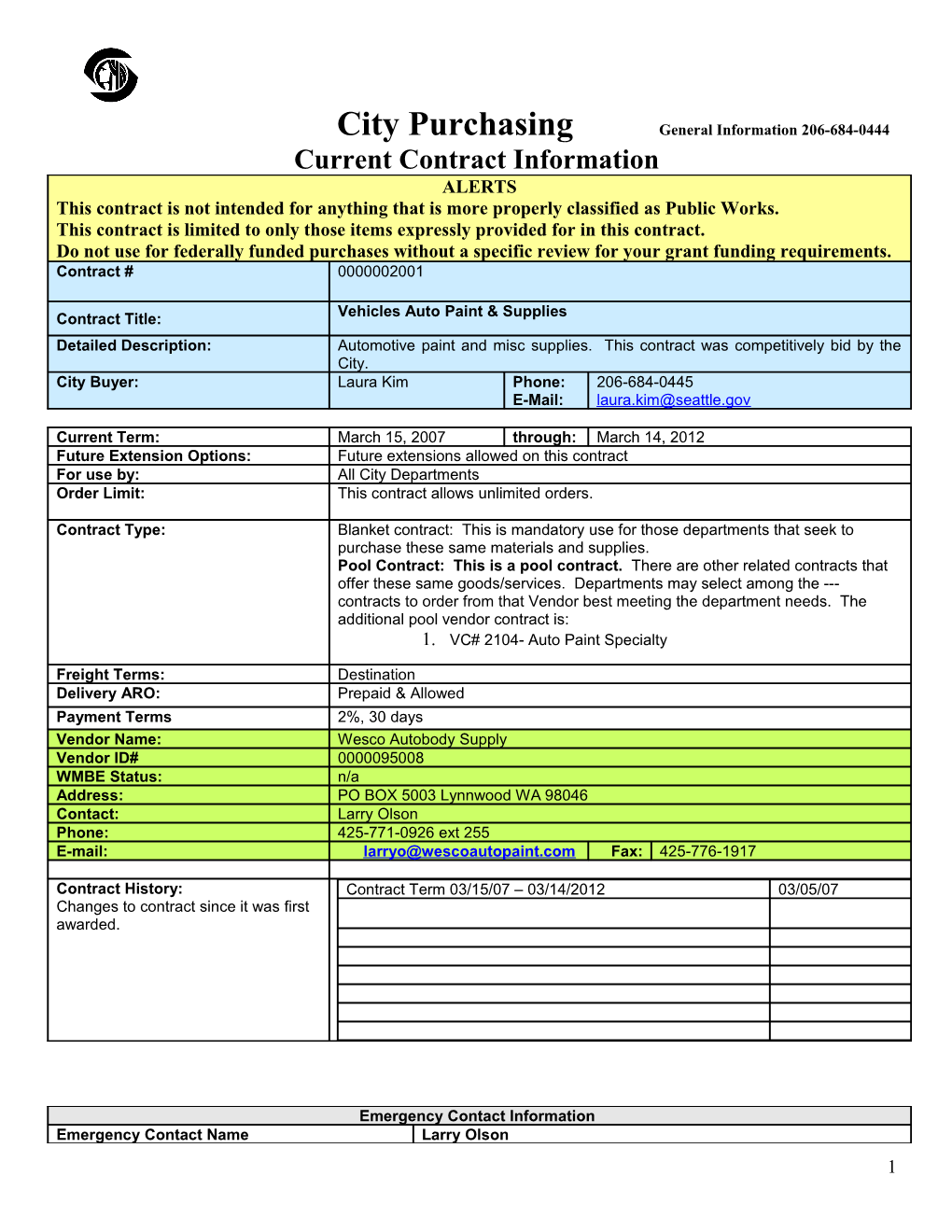 Current Contract Information Form s29