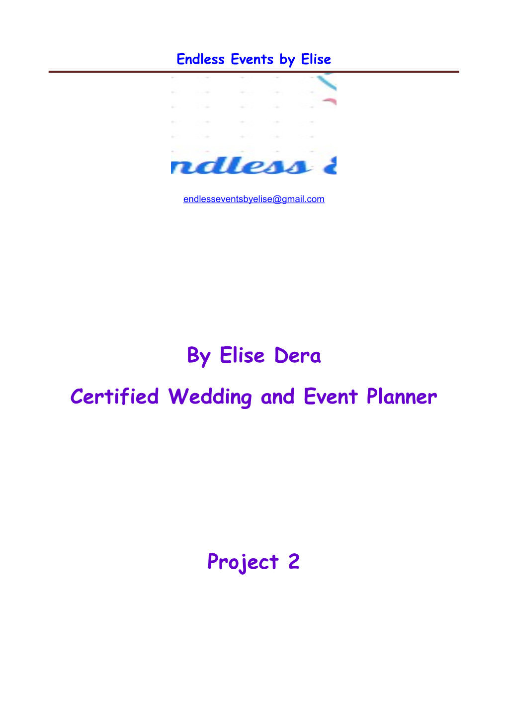 Endless Events by Elise