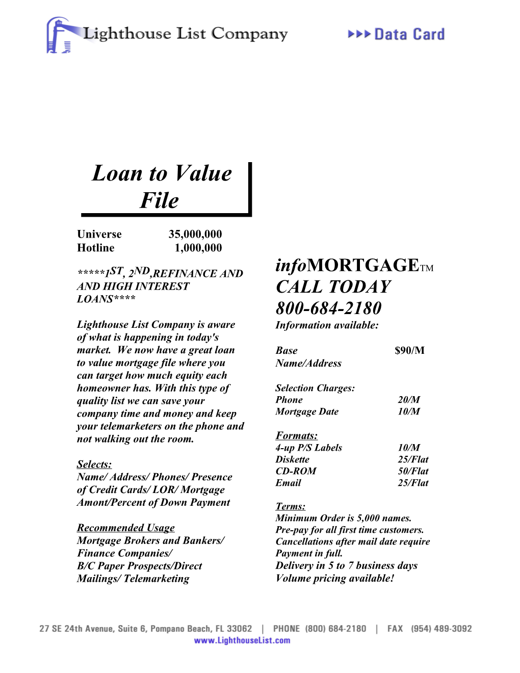 1St, 2Nd,Refinance and and High Interest Loans