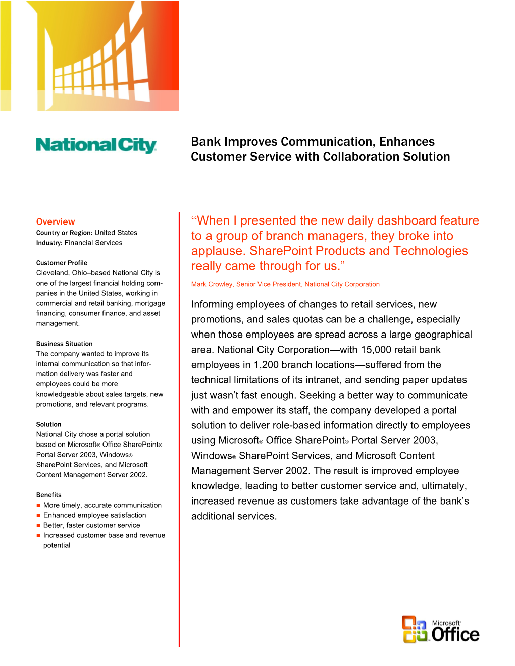 Bank Improves Communication, Enhances Customer Service with Collaboration Solution