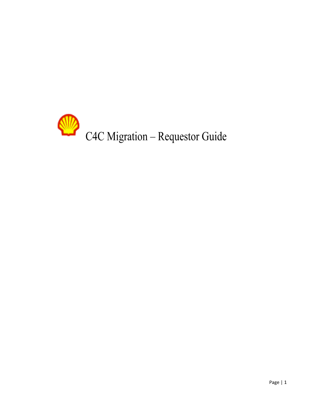 1.C4C User Migration Requestor Guide