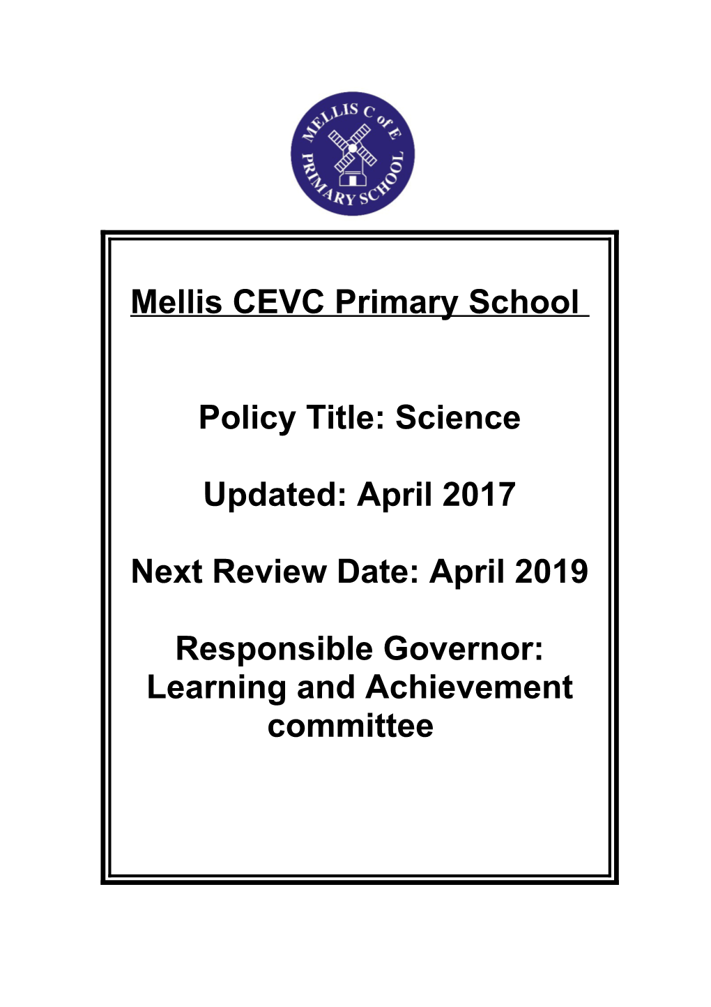 Mellis CEVCP School s1