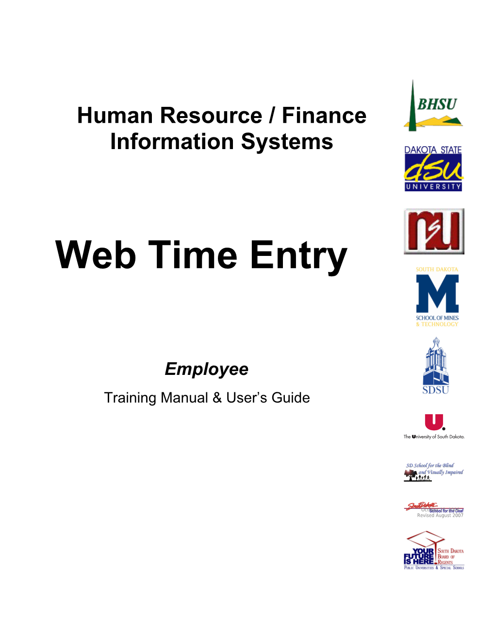 Banner Web Time Entry