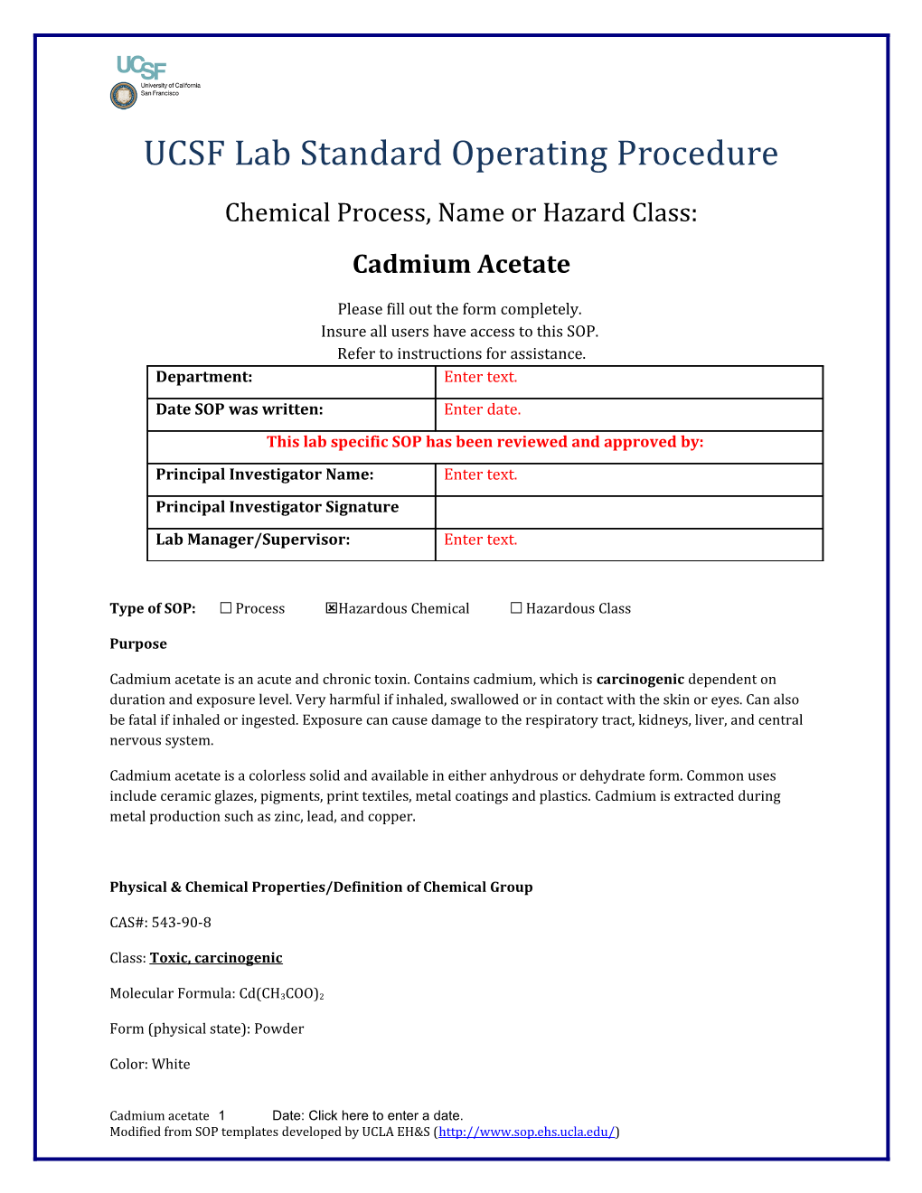 UCSF Lab Standard Operating Procedure s35