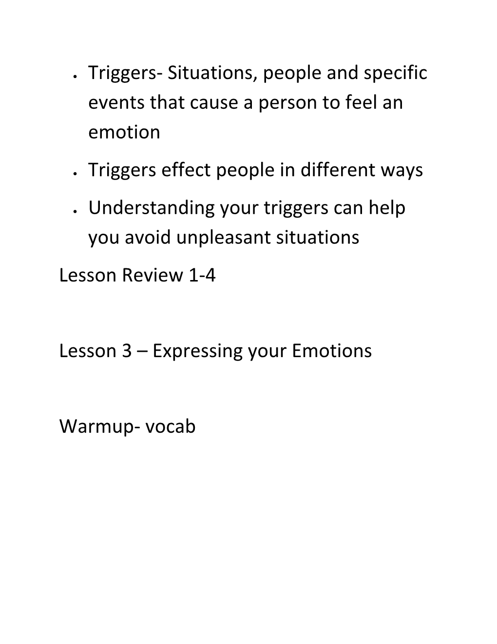 Chapter 4- Managing Mental and Emotional Health