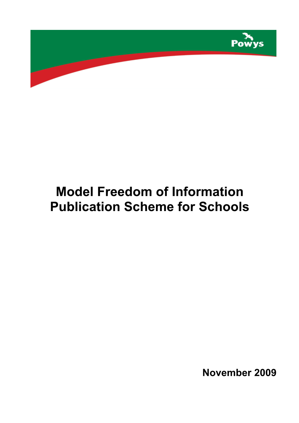 Publication Scheme for Schools