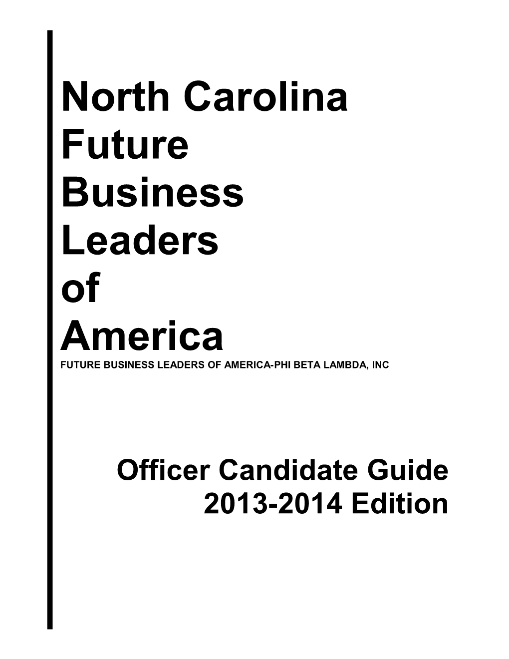 Future Business Leaders of America-Phi Beta Lambda, Inc