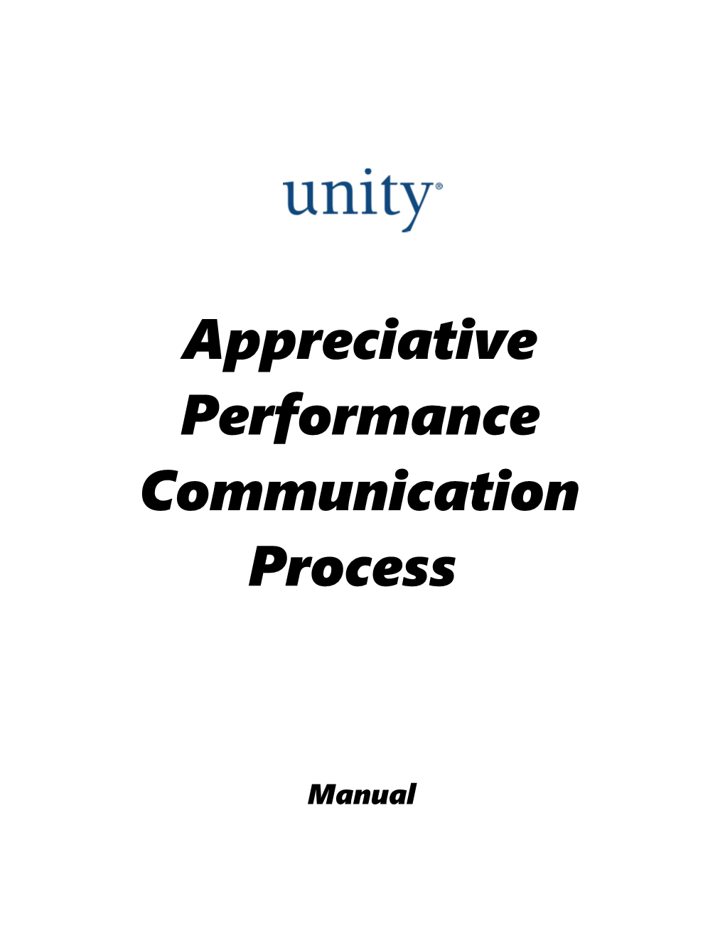 Appreciative Performance Communication Process