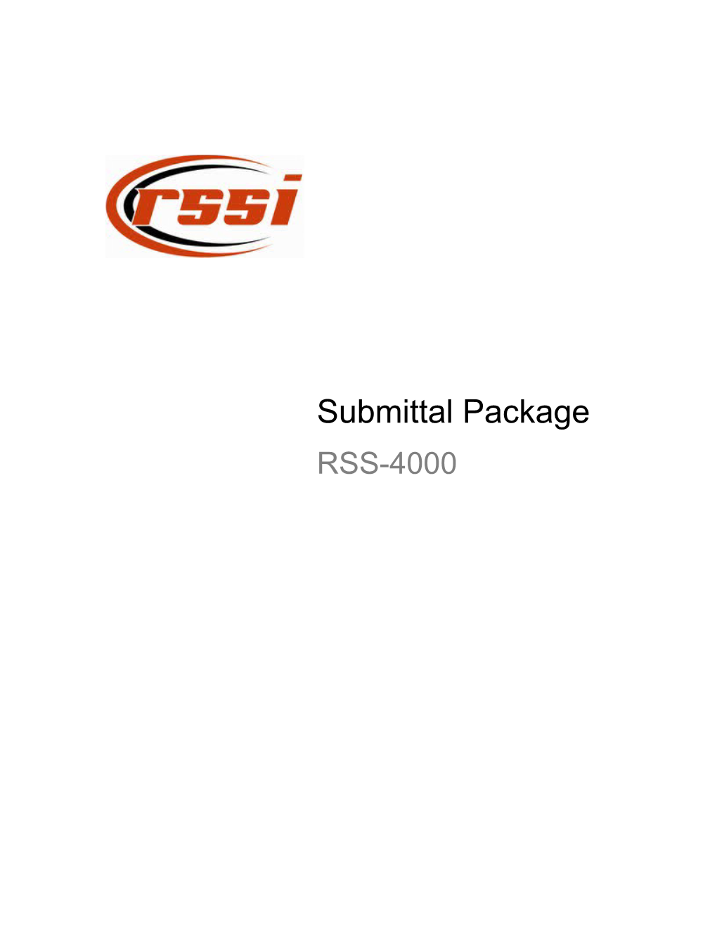Submittal Package