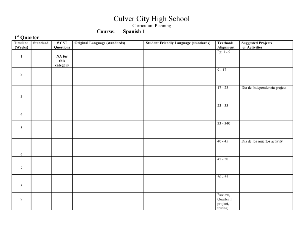 Culver City High School s1