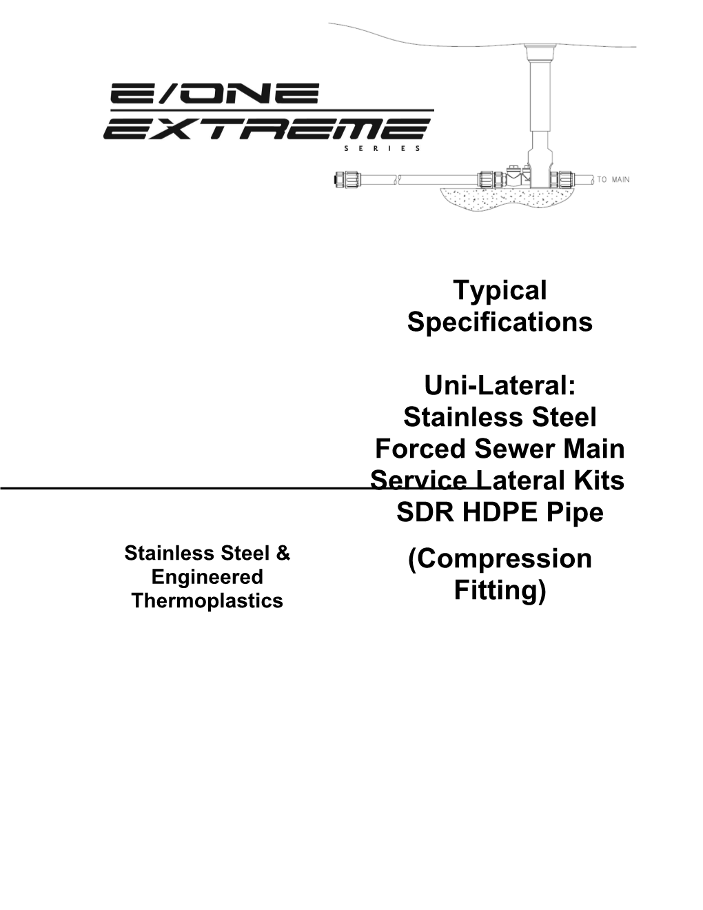 Service Lateral Kit with Stainless Steel Valves And