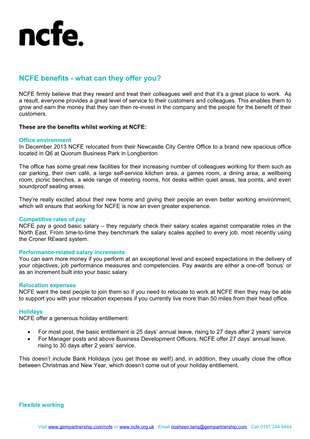 NCFE Benefits - What Can They Offer You?