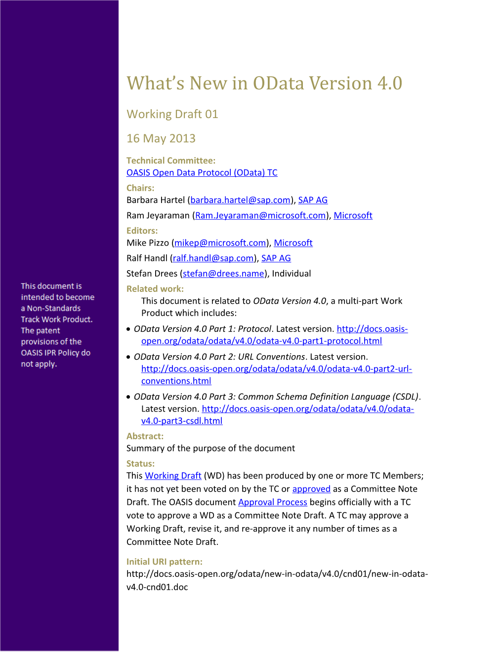 What S New in Odata Version 4.0