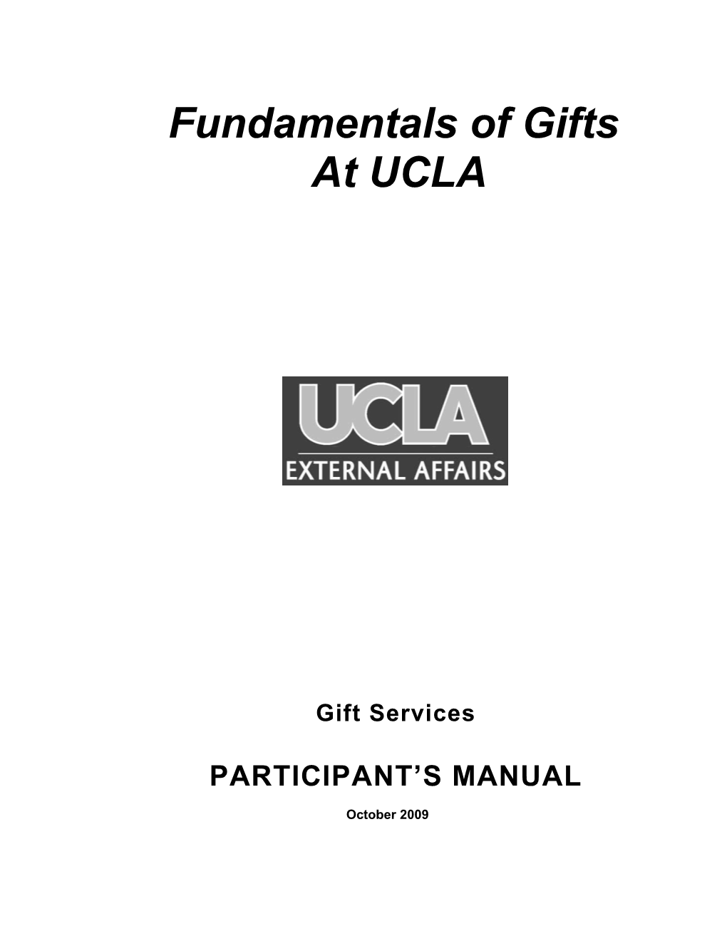 Fundamentals of Gifts