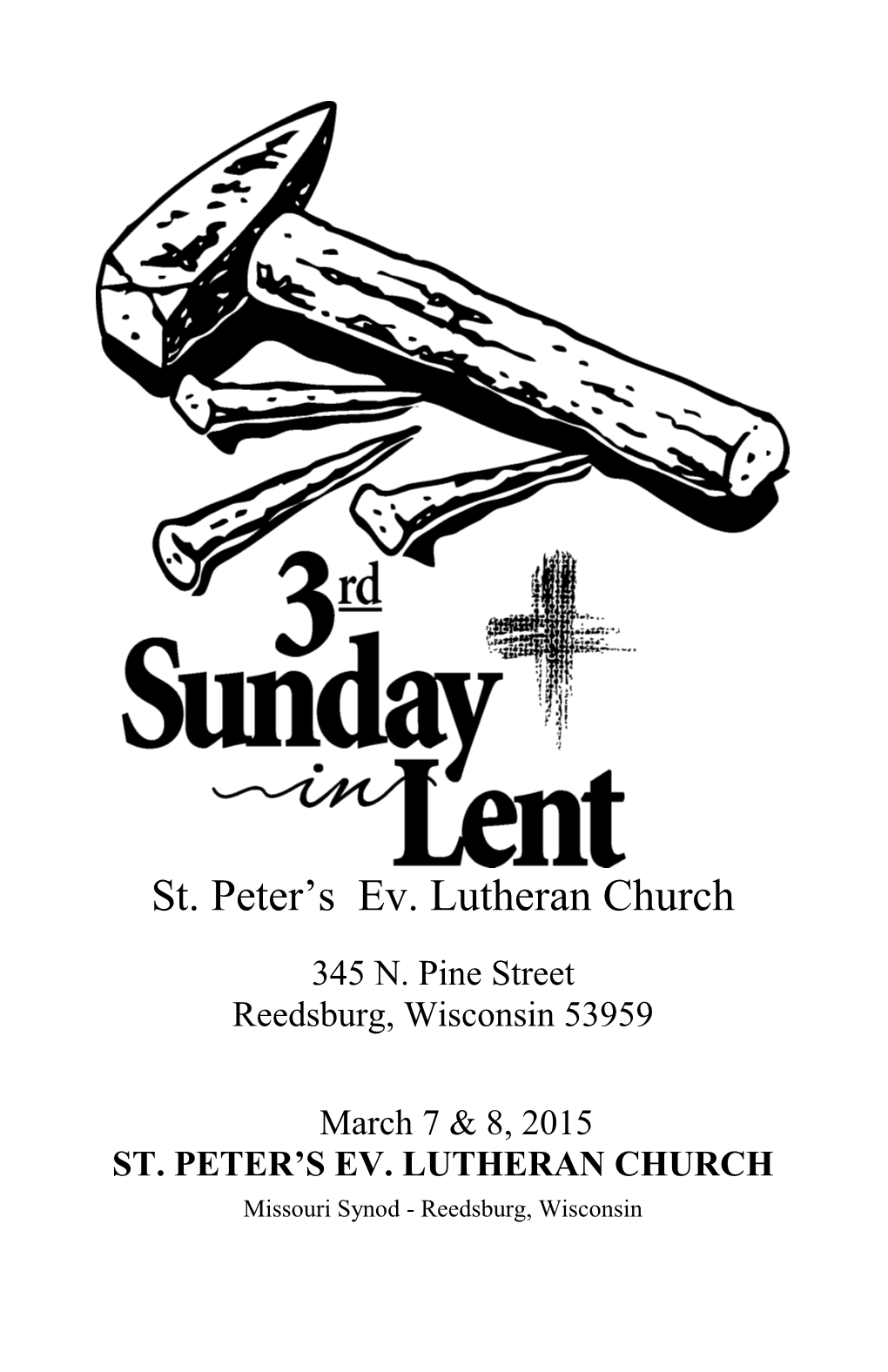 St. Peter S Ev. Lutheran Church