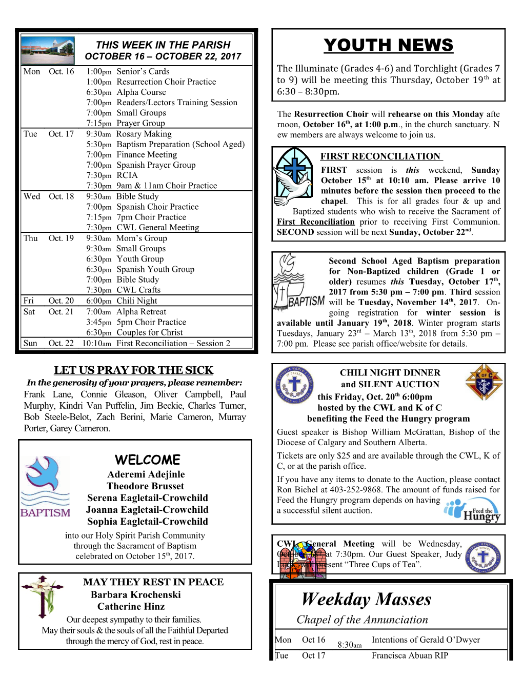 This Week in the Parish s1