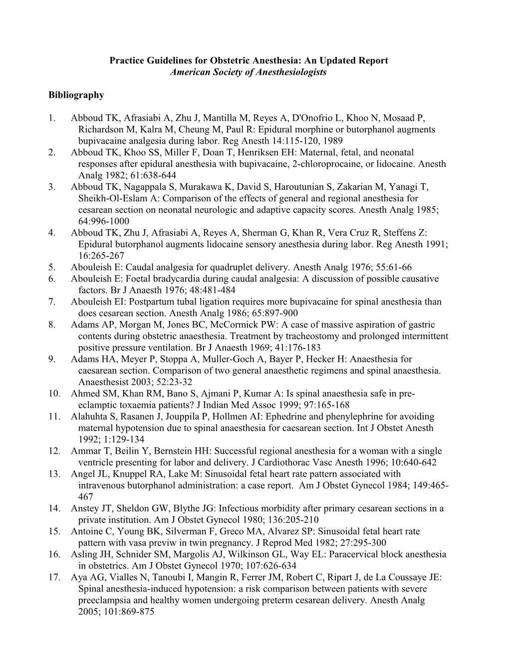 Practice Advisory for Perioperative Management of Patients with Cardiac Rhythm Devices