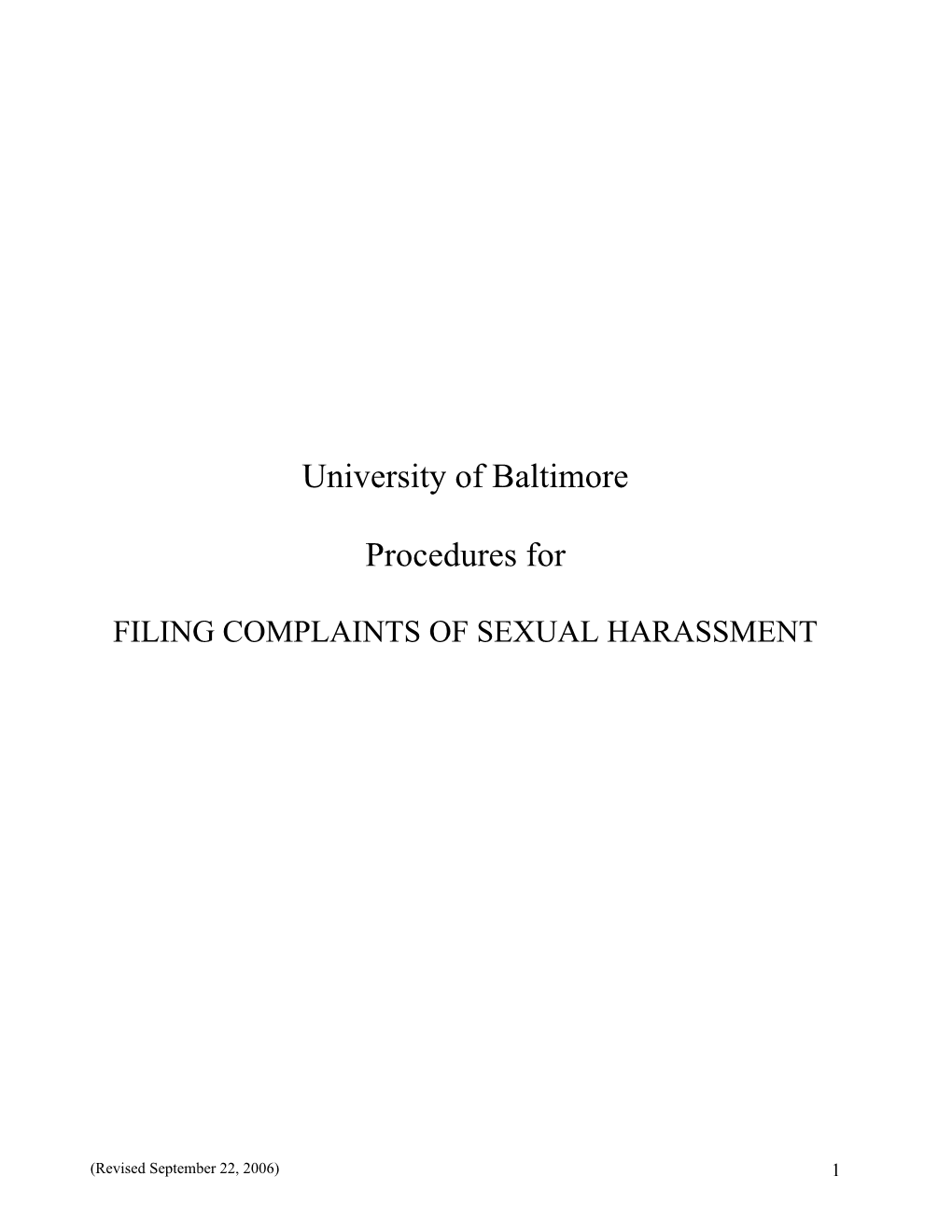 University of Baltimore s2