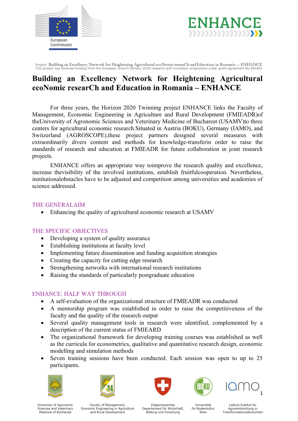 Building an Excellency Network for Heightening Agricultural Economic Research and Education