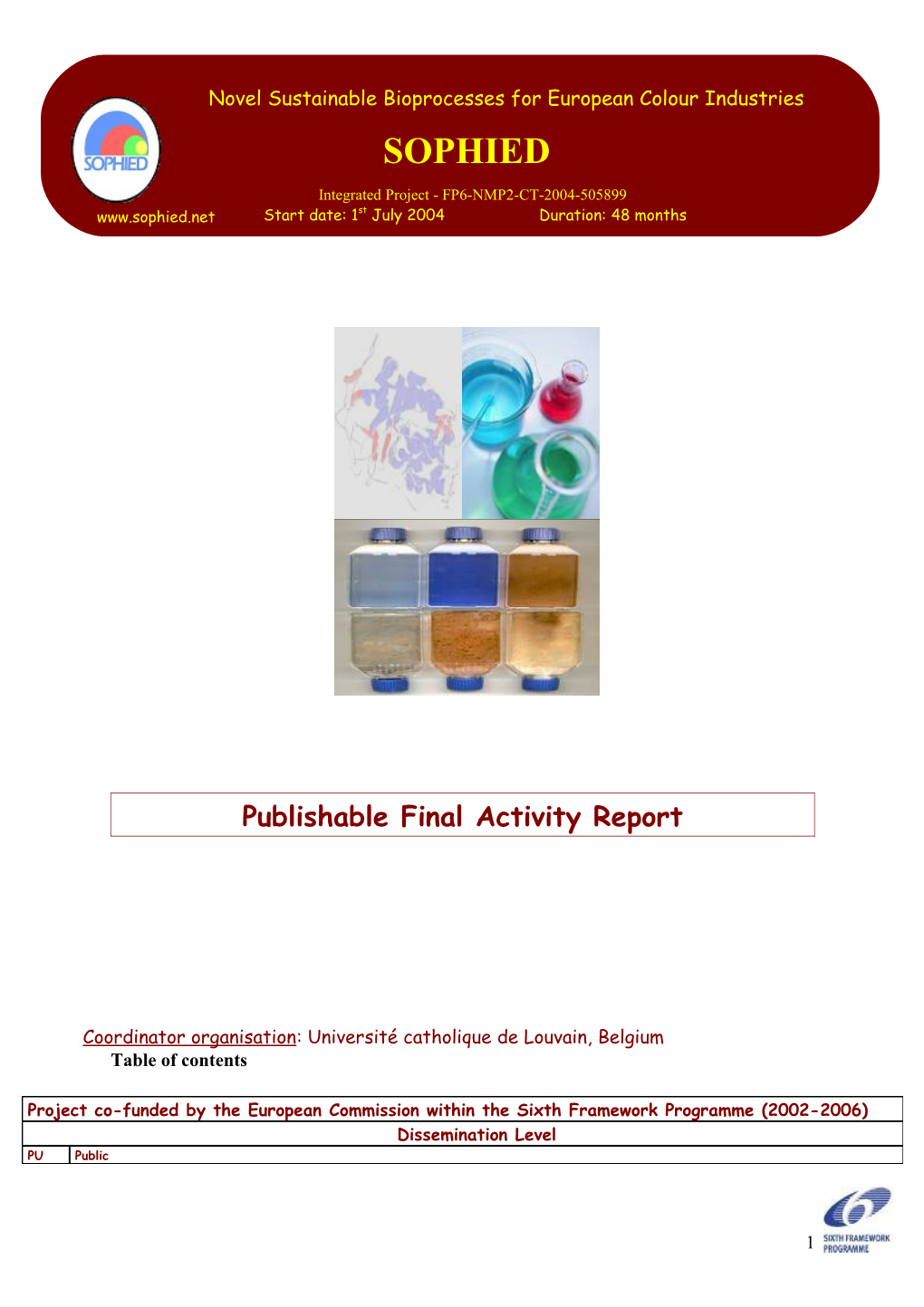 Publishable Final Activity Report