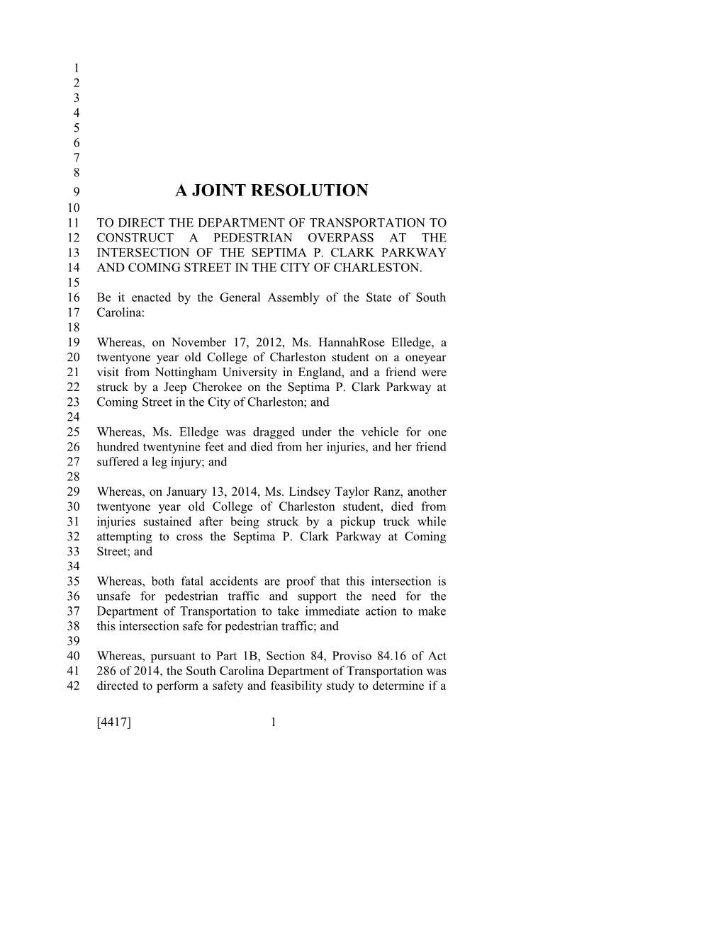 2015-2016 Bill 4417 Text of Previous Version (Dec. 3, 2015) - South Carolina Legislature Online