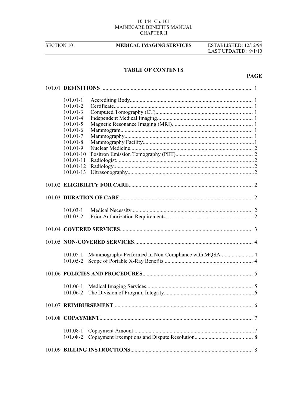 Table of Contents s524
