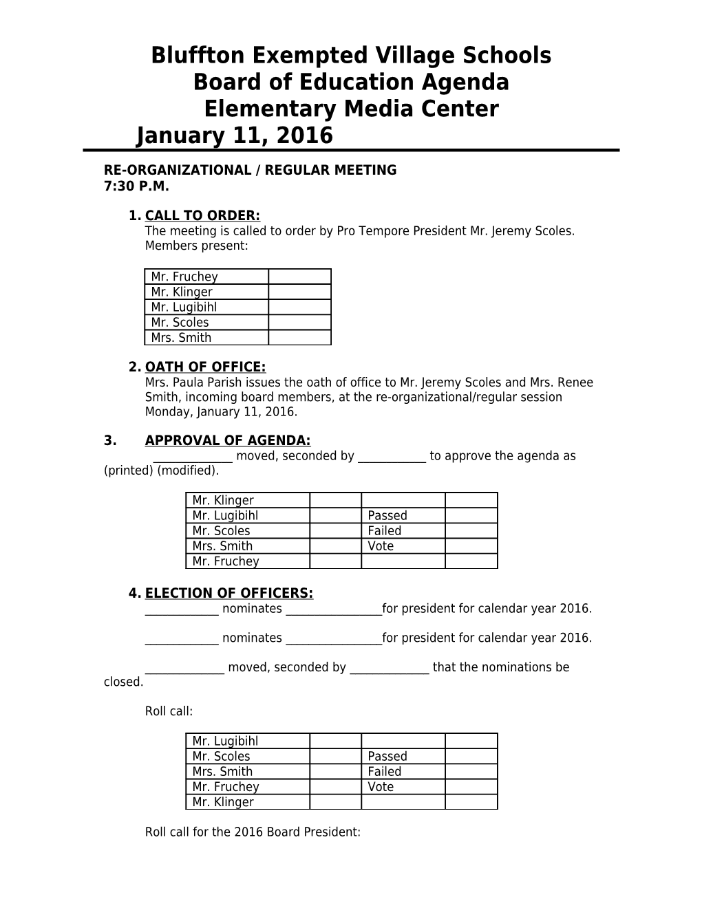 Bluffton Exempted Village Schools