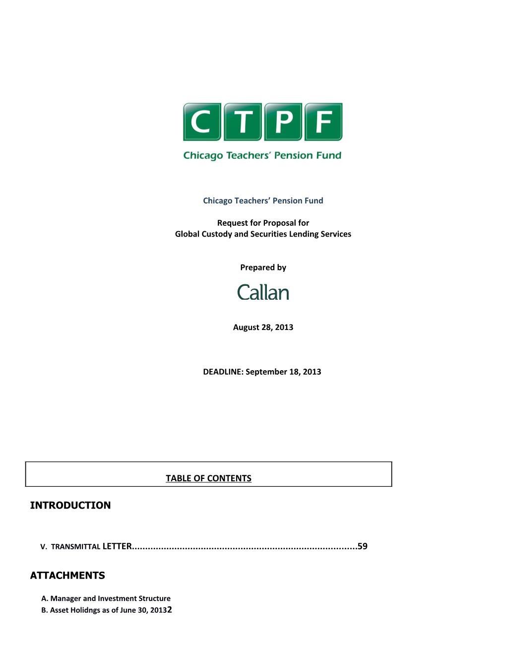 Chicago Teachers Pension Fund