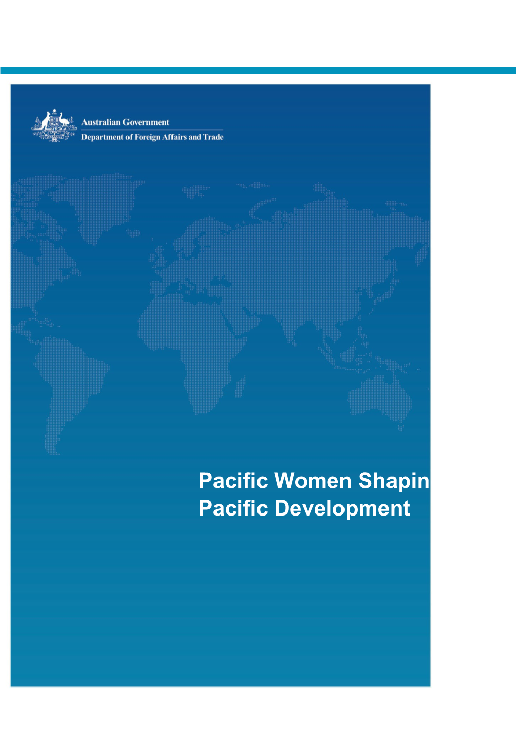 Pacific Women Shaping Pacific Development: Cook Islands Country Plan Summary