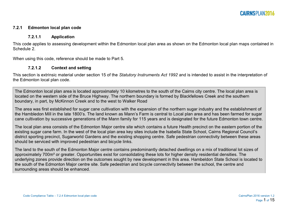 Cairns Region Planning Scheme s1